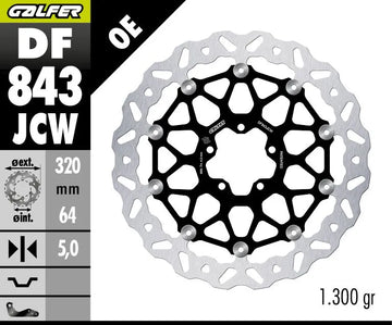 Cfmoto MT 800 ABS [2025] - BRAKE DISC FLOATECH WAVE – bild 2