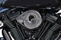 Harley-Davidson Xl 1200 T Sportster Superlow [2019, 2019-2020] - Stealth Luftfilterabdeckung – Oberfläche: Schwarz – Bild 5
