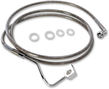 harley davidson fltr [DRAG SPECIALTIES] – Edelstahl-Bremsleitungs-Kit in verlängerter Ausführung