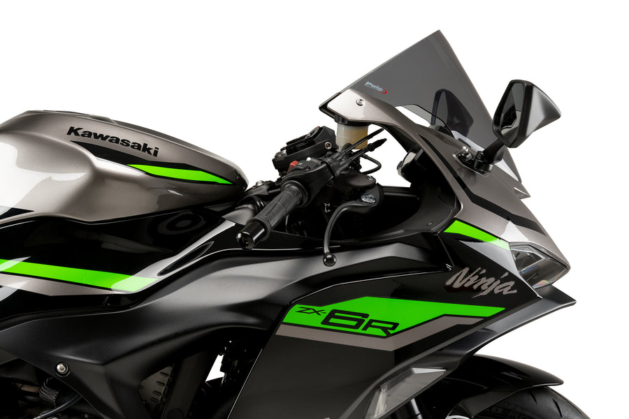 KAWASAKI ZX-6R NINJA [2025] – R-Racer Scheibe – Mattschwarz