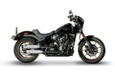 harley-davidson street bob [ZARD] – Overlapped Slip-Ons Schalldämpfer für HD-SOFTAIL M8-2