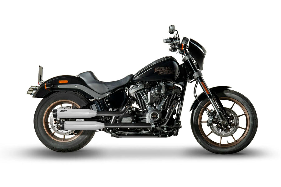 harley-davidson street bob [ZARD] – Overlapped Slip-Ons Schalldämpfer für HD-SOFTAIL M8