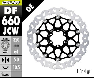 Fb Mondial PIEGA 1000 [2003-2004] - BRAKE DISC FLOATECH WAVE – bild 2