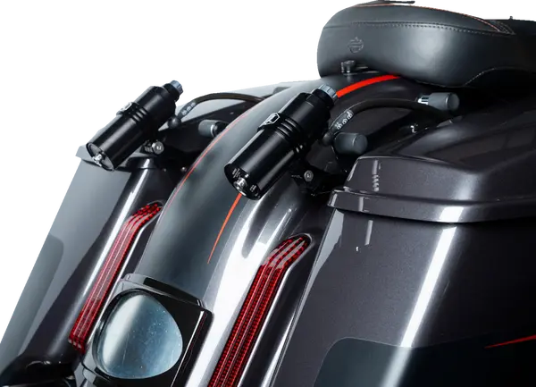 Harley-Davidson FLTRXSE 1977 Road Glide CVO 121 [2025] - REVO ARC Billet Remote Reservoir Außenhalterungen – Bild 5