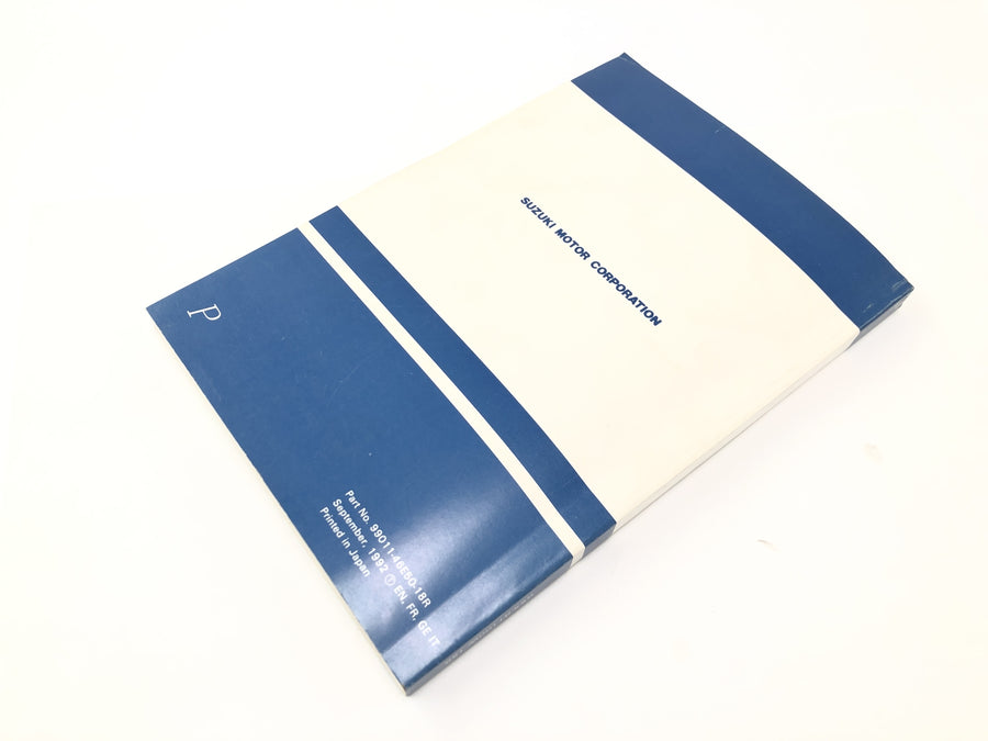 Suzuki GSX-R 1100 W GU75 C [1994] - Fahrerhandbuch Bedienungsanleitung Handbuch