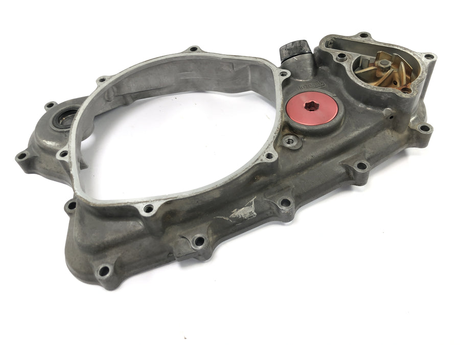 Honda CRF 450 R [2007] - Kupplungsdeckel Motordeckel rechts Wasserpumpe