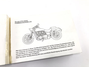 Honda VTX 1800 SC46 [2004] - Förarhandbok Bruksanvisning Användarmanual endast på tyska - 0