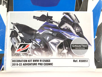 BMW R 1200 GS - Dekorsatz Aufkleber Kit Verklebungsset Adventure Pro Cosmic