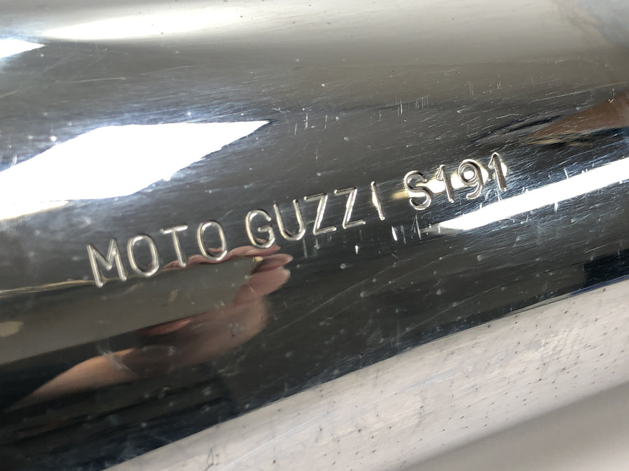 Moto Guzzi V65 Custom [1985] - Auspuff Schalldämpfer Endtopf Chrom rechts