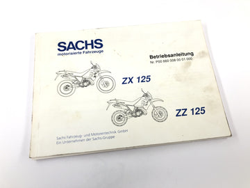 Sachs ZX 125 [1998] - Bruksanvisning manual bruksanvisning