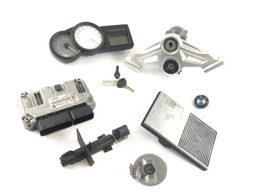 BMW K 1300 S K12S [2010] - Locksmith Zündchlos CDI Tank Lock för Gabelbrücke ovanför Tacho Cockpit Ecu