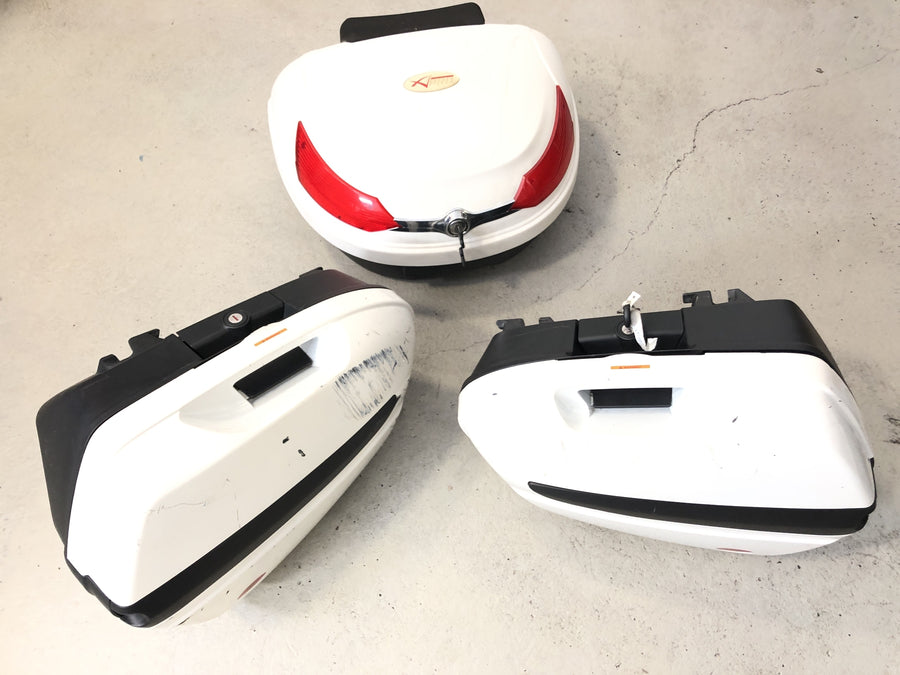 Moto Guzzi Stelvio 1200 4V [2009] - Koffer Set Seitenkoffer Topcase Motorradkoffer