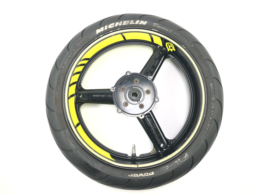 Husqvarna TE 610 H6 8AE [Suzuki RGV 250] - Hjulfälg däcksats framhjul 3,50 x 17 bakhjul 4,50 x 17 set med mock copy