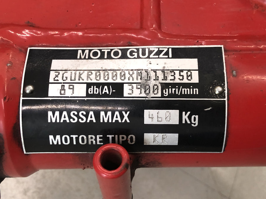 Moto Guzzi V11 Sport [1999] - Ram med huvudram av papper