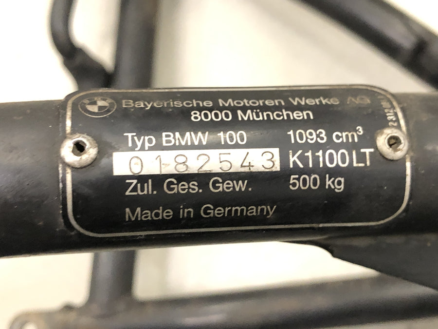 BMW K 1100 LT [1993] - Ram huvudram med papper