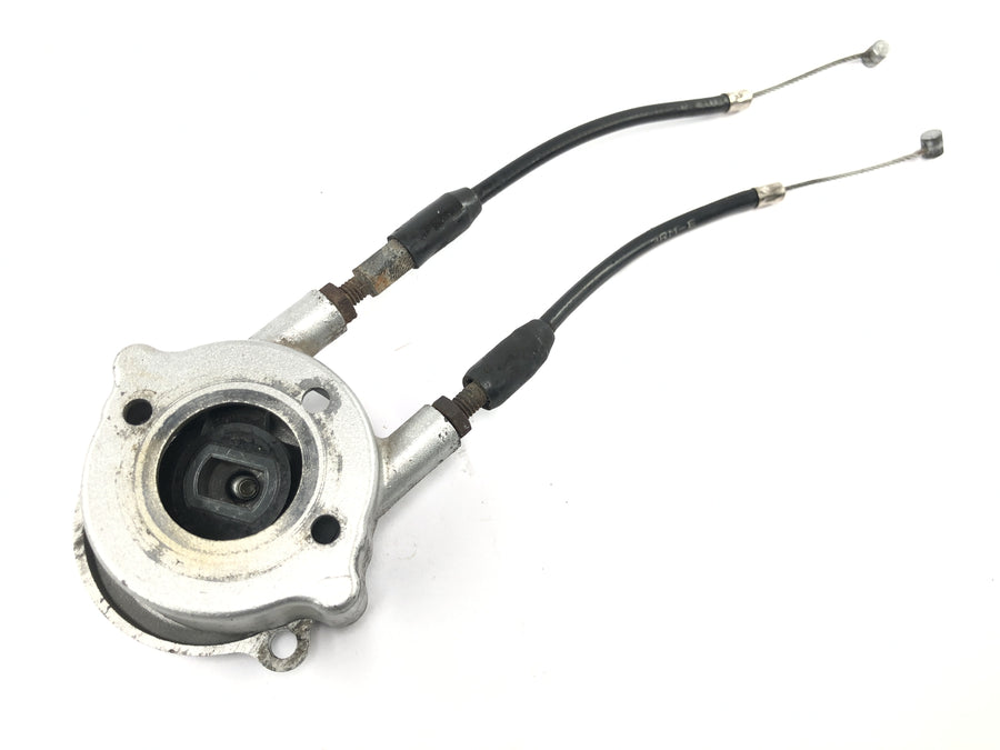 Yamaha DT 125 R DE03 [2000] - Ölpumpensteller Betätigungsgehäuse mit Seilzug Bowdenzug
