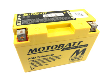 Olika modeller - batteri AGM startbatteri QuadFlex MBT9B4 underhållsfritt