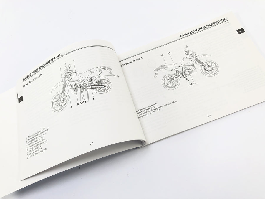 Yamaha DT 125 DE06 [2005] - Driftsinstruktioner