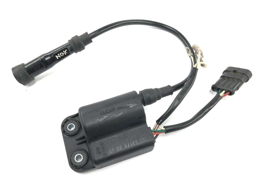 Husqvarna TE 610 H6 8AE [TE 570 H7] - Zündspule mit Zündkerzenstecker und Kabel