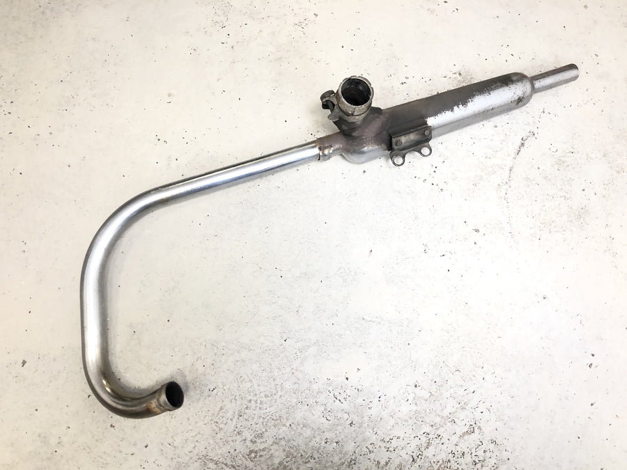 Kawasaki W 650 EJ650A [1999] - Auspuffanlage links Auspuffkrümmer Endtopf Schalldämpfer