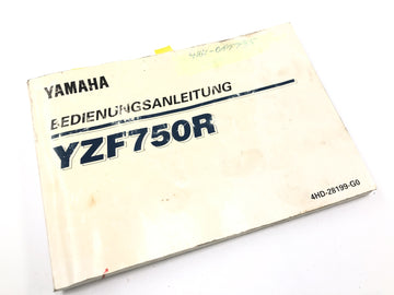 Yamaha YZF 750 R 4HN [1995] - Bruksanvisning manual bruksanvisning