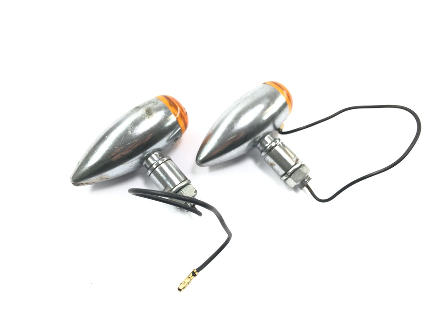 Kawasaki VN 800 VN800A [1996] - Blinker Paar Metallgehäuse Bullet Blinkleuchte hinten Set Paar