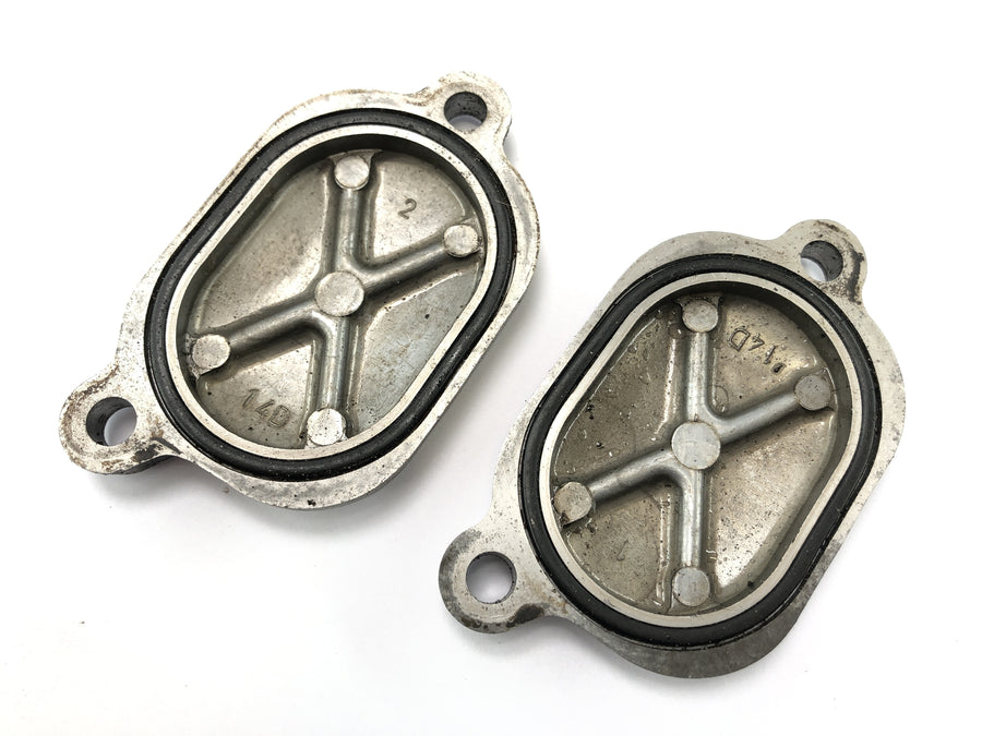 Suzuki DR 350 SK42B [1991] - Ventildeckel Set Paar Ventildeckel Abdeckung Kappe Set