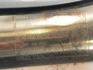Triumph Tiger 955i 709EN [2003] - Ljuddämpare bakre ljuddämpare avgassystem - 0