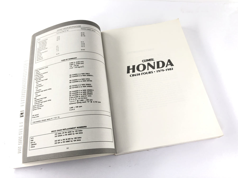 Honda CB 650 RC03 [1981] - Reparera manuell engelska