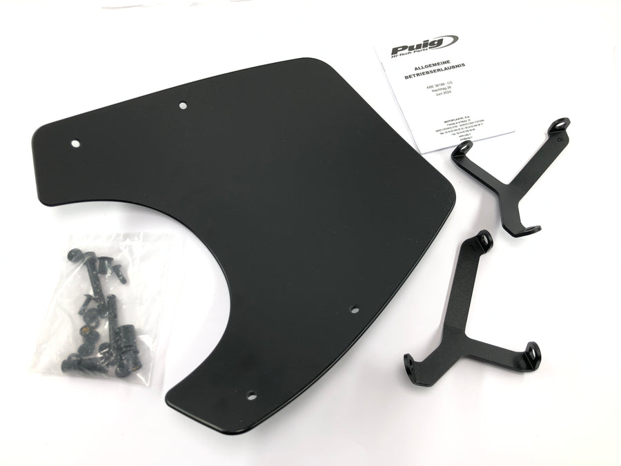 Kawasaki W 230 [2025] - Windshield black fairing with add-on material