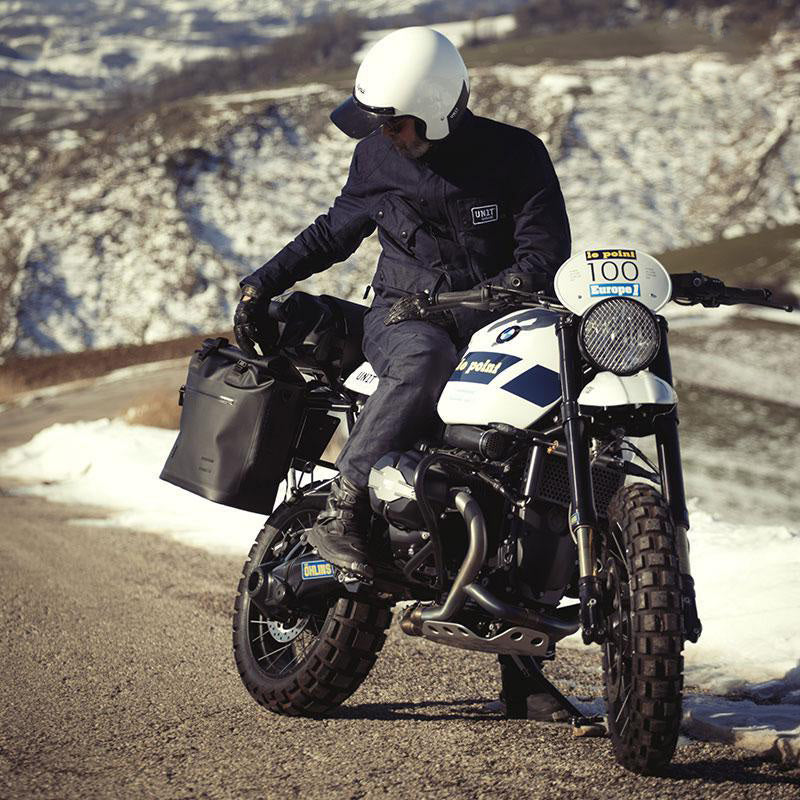 BMW R nineT 1200 Racer [2017-2020] - Zwei Khali-Seitentaschen aus TPU 35L - 45L + Paar Aluminiumplatten mit -Rahmen