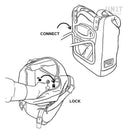 BMW R nineT 1200 Scrambler [2016-2023] - Zwei 22-30-Liter-Scram-Seitentaschen aus Segeltuch + doppelter -Rahmen