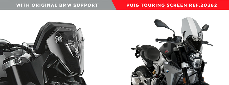 BMW F 900 R [2024] – New Generation Touring Verkleidungsscheibe – Transparent