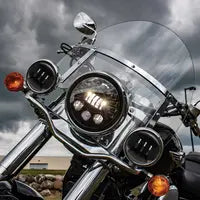 Harley-Davidson Flht 1340 Electra Glide Standard [1986, 1988] - 4-1/2" LED-dimljus - bild 9