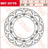 Bmw K 1600 Grand America [2018-2019, 2021, 2024, 2022-2024] - BRAKE DISC FLAME FLOAT FT L – Bild 7