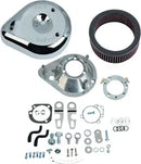 Harley-Davidson XL 1200 C Sportster Custom [2020] - Mini Teardrop Stealth Luftfilter-Kit – Oberfläche: Silber – Bild 9