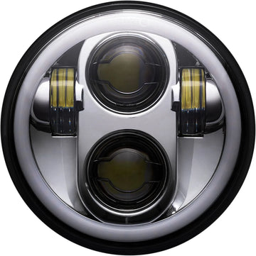 harley davidson sportster s rh 1250 s [CUSTOM DYNAMICS] – 5-3/4" LED-halo-strålkastare