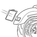 harley davidson flfb [HEINZ BIKES] – distanskub för registreringsskyltmontering-2