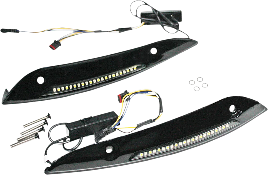 harley davidson fltr [CUSTOM DYNAMICS] – Genesis® 4 Dynamische LED Road Glide® Windschutzscheibenleiste