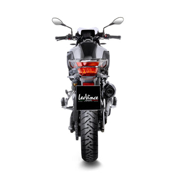bmw f 750 gs [LEOVINCE] – Nero bakre ljuddämpare – rostfritt stål