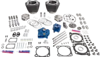 Harley-Davidson FLHCS 1923 Softail Heritage Classic 117 [2026] - 132" Power Package Motorleistungs-Kit – Oberfläche: Schwarz, Hervorgehobene Lamellen – Bild 5