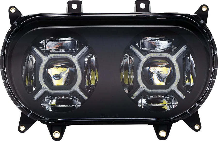 harley davidson fltruse [CUSTOM DYNAMICS] – Double-X LED-strålkastare