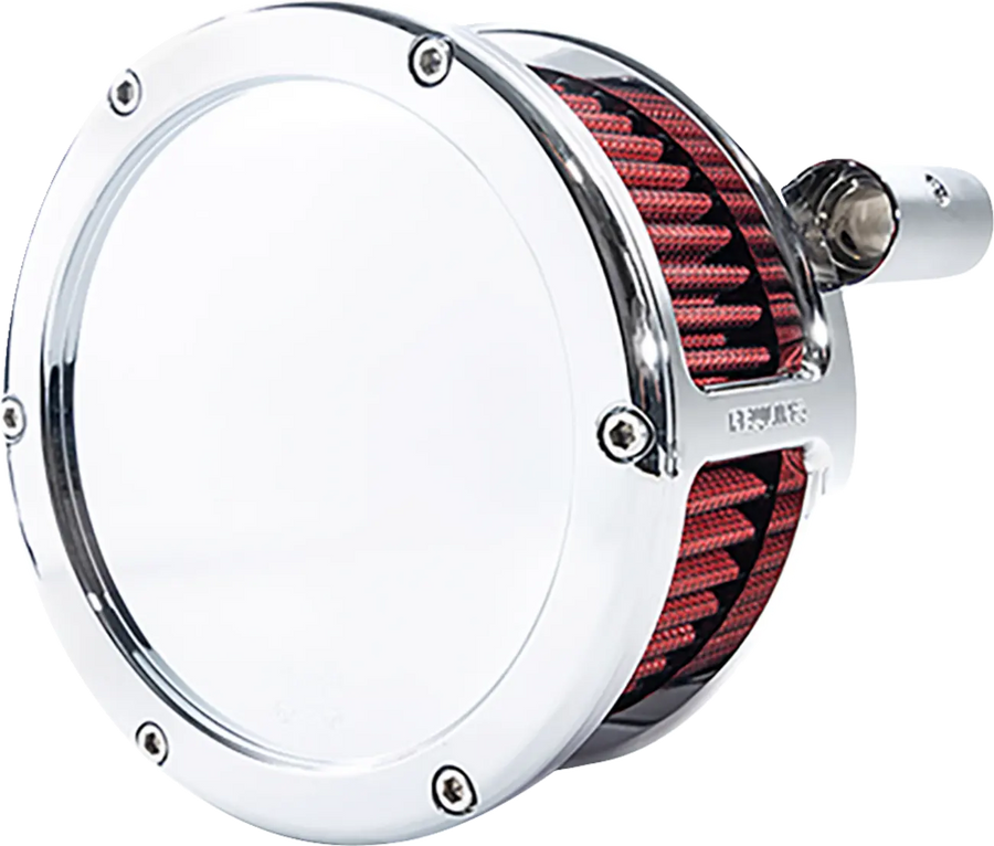 Harley-Davidson FXST 1584 Softail Standard [2008-2011] - BA Luftfilterkit – Oberfläche: Verchromt, Rot – Bild 1