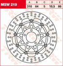 Suzuki GS 500 E [1997, 2006-2009] - bromsskiva - bild 11