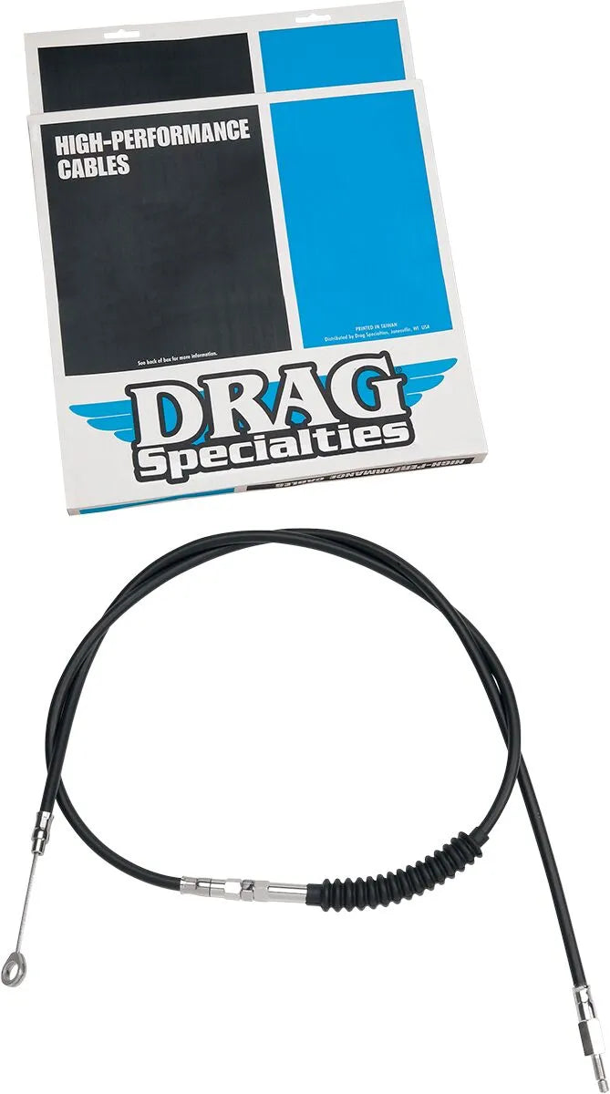 harley davidson fxs [DRAG SPECIALTIES] – Hocheffizientes Kupplungsseil aus schwarzem Vinyl