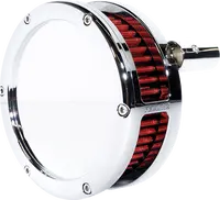 Harley-Davidson FXST 1690 Softail Standard [2012-2015] - BA luftfiltersats - Finish: Chrome, Red, Clear - Figur 8
