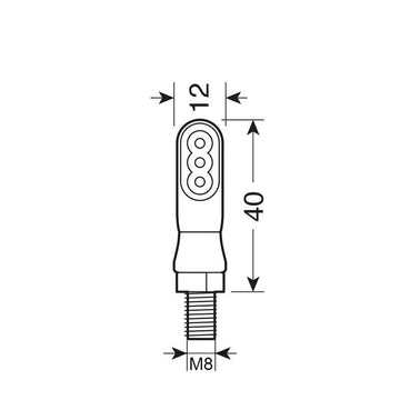 BMW R 1150 R [2000-2006] - BASIC fyra indikatorsats