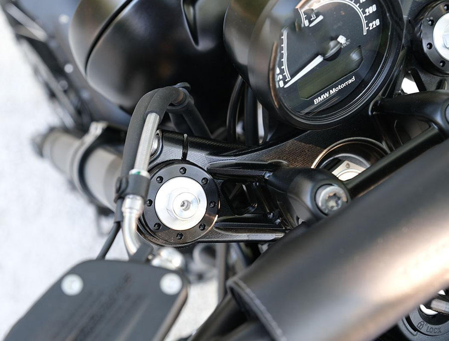 BMW R nineT 1200 Scrambler [2016-2023] - Öhlins USD-Gabelsatz + Einheit Garagenplatten und -füße (Standardhöhe)