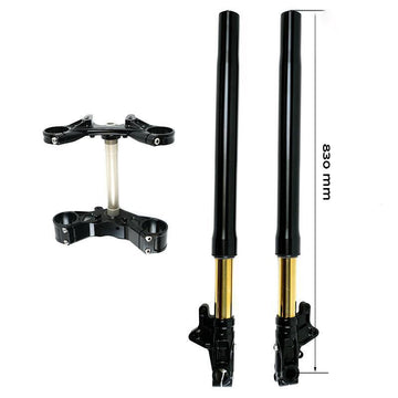 BMW R nineT 1200 Scrambler [2016-2023] - Öhlins USD High Fork Kit + Unit Garagenplatten und Füße (hohe Version)