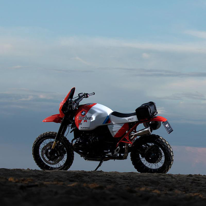 BMW R nineT 1200 Urban G/S (lågt avgas) [2017-2023] - PARIS DAKAR GR86 kit med tillbehör
